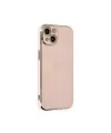 Apple İphone 15 Kılıf Volet Silikon - Pembe