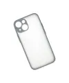 Apple İphone 15 Plus Kılıf Montreal Silikon Kapak - Gri