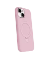 Apple iPhone 15 Plus Regal Magsafe Standlı Kapak - Açık Pembe