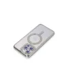Apple İphone 15 Pro Kılıf Joke Simli Magneticsafe Kılıf - Gümüş