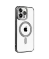 Apple İphone 15 Pro Kılıf Kronos Magsafe Kapak - Siyah