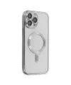 Apple İphone 15 Pro Kılıf Kross Magneticsafe Kapak - Gümüş