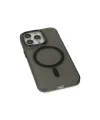 Apple İphone 15 Pro Kılıf Lodos Magneticsafe Mat Kapak - Siyah