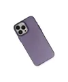 Apple İphone 15 Pro Kılıf Modos Metal Kapak - Derin Mor