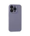 Apple İphone 15 Pro Kılıf Nano İçi Kadife Silikon - Lila