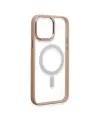 Apple İphone 15 Pro Kılıf Room Magneticsafe Silikon - Pudra