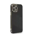 Apple İphone 15 Pro Kılıf Volet Silikon - Siyah