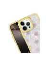 Apple iPhone 15 Pro Lumi Desenli Kapak - Sarı