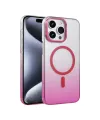 Apple İphone 15 Pro Max Glossy Magsafe Kapak - Pembe