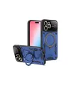 Apple İphone 15 Pro Max Joy Lens Standlı Kapak - Lacivert
