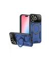 Apple iPhone 15 Pro Max Joy Lens Standlı Kapak - Lacivert