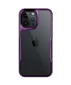 Apple İphone 15 Pro Max Kılıf Boyi Silikon Kapak - Derin Mor