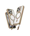 Apple İphone 15 Pro Max Kılıf Enka Magsafe Silikon Kılıf - Desert