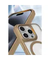 Apple İphone 15 Pro Max Kılıf Enka Magsafe Silikon Kılıf - Siyah