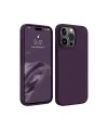 Apple iPhone 15 Pro Max Kılıf First Silikon - Mürdüm