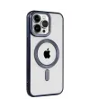 Apple İphone 15 Pro Max Kılıf Kronos Magsafe Kapak - Lacivert