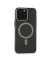 Apple İphone 15 Pro Max Kılıf Lodos Magneticsafe Mat Kapak - Titan Gri