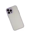 Apple iPhone 15 Pro Max Kılıf Montreal Silikon Kapak - Mor