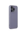 Apple İphone 15 Pro Max Kılıf Nano İçi Kadife Silikon - Lila