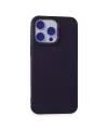 Apple İphone 15 Pro Max Kılıf Nano İçi Kadife Silikon - Mor