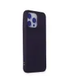 Apple İphone 15 Pro Max Kılıf Nano İçi Kadife Silikon - Mor