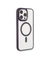 Apple İphone 15 Pro Max Kılıf Room Magneticsafe Silikon - Derin Mor