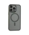 Apple İphone 15 Pro Max Kılıf Room Magneticsafe Silikon - Gri