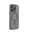 Apple İphone 15 Pro Max Kılıf Room Magneticsafe Silikon - Gri