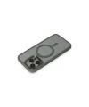 Apple İphone 15 Pro Max Kılıf Room Magneticsafe Silikon - Gri
