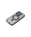 Apple iPhone 15 Pro Max Kılıf Room Magneticsafe Silikon - Lacivert