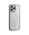 Apple iPhone 15 Pro Max Kılıf Room Magneticsafe Silikon - Lila