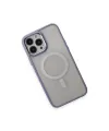 Apple İphone 15 Pro Max Kılıf Room Magneticsafe Silikon - Lila