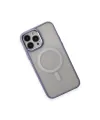 Apple iPhone 15 Pro Max Kılıf Room Magneticsafe Silikon - Lila