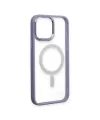 Apple iPhone 15 Pro Max Kılıf Room Magneticsafe Silikon - Lila
