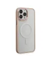 Apple iPhone 15 Pro Max Kılıf Room Magneticsafe Silikon - Pudra