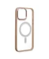 Apple iPhone 15 Pro Max Kılıf Room Magneticsafe Silikon - Pudra