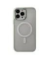 Apple İphone 15 Pro Max Kılıf Room Magneticsafe Silikon - Su Yeşili