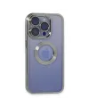 Apple İphone 15 Pro Max Kılıf Slot Silikon - Gümüş