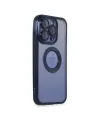 Apple İphone 15 Pro Max Kılıf Slot Silikon - Lacivert