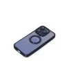 Apple İphone 15 Pro Max Kılıf Slot Silikon - Lacivert