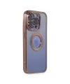 Apple İphone 15 Pro Max Kılıf Slot Silikon - Rose Gold