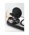 Apple İphone 15 Pro Max Kılıf Teleskop Lens Magsafe Silikon Kapak - Derin Mor
