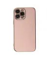 Apple İphone 15 Pro Max Kılıf Volet Silikon - Pembe
