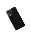Apple İphone 15 Pro Max Kılıf Volet Silikon - Siyah