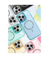 Apple İphone 15 Pro Max Live Diamond Magsafe Kapak - Sarı
