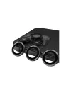 Apple İphone 15 Pro Max Raze Metal Kamera Lens - Titan Gri