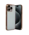 Apple İphone 15 Pro Max Razer Lensli Silikon - Çöl Titanyum