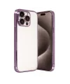 Apple İphone 15 Pro Max Razer Lensli Silikon - Mor