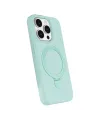 Apple İphone 15 Pro Max Regal Magsafe Standlı Kapak - Su Yeşili