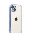 Apple İphone 15 Razer Lensli Silikon - Açık Mavi